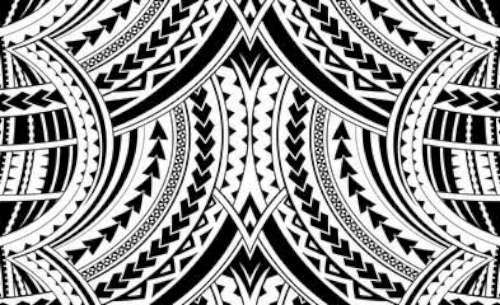 Printed Wafer Paper - Tribal Design